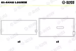 Panewki korbowodowe GLYCO 01-4448 1.00mm