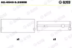 Panewki wału korbowego GLYCO 02-4549 0.25mm