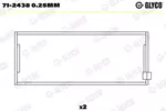 Panewki korbowodowe GLYCO 71-2438 0.25mm