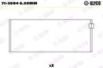 Panewki korbowodowe GLYCO 71-3084 0.25mm