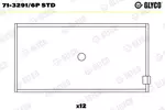 Panewki korbowodowe GLYCO 71-3291/6P STD