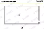 Panewki korbowodowe GLYCO 71-3638 0.50mm