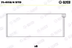 Panewki korbowodowe GLYCO 71-4118/4 STD