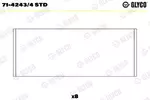 Panewki korbowodowe GLYCO 71-4243/4 STD