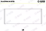 Panewki korbowodowe GLYCO 71-4744/4 STD