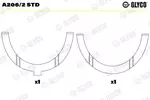 Panewki wału korbowego GLYCO A206/2 STD