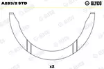 Panewki wału korbowego GLYCO A253/2 STD