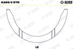Panewki wału korbowego GLYCO A288/2 STD