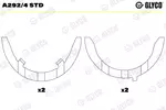 Panewki wału korbowego GLYCO A292/4 STD