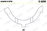Panewki wału korbowego GLYCO A306/4 STD