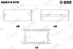 Panewki wału korbowego GLYCO H007/5 STD