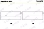 Panewki wału korbowego GLYCO H1030/5 STD