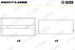 Panewki wału korbowego GLYCO H1047/7 0.25mm