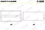 Panewki wału korbowego GLYCO H1047/7 0.50mm