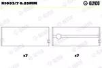 Panewki wału korbowego GLYCO H1053/7 0.25mm