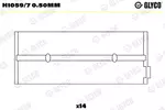 Panewki wału korbowego GLYCO H1059/7 0.50mm