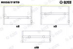 Panewki wału korbowego GLYCO H1132/7 STD
