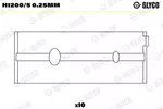 Panewki wału korbowego GLYCO H1200/5 0.25mm