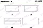 Panewki wału korbowego GLYCO H1233/7 STD
