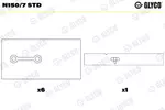 Łożysko wału rozrządu GLYCO N150/7 STD