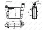 Chłodnica powietrza doładowującego - intercooler NRF 30783