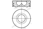 Tłok NÜRAL 87-523000-10