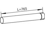 Rura wydechowa DINEX 21111 (W środku)