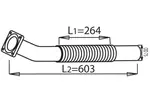 Rura wydechowa DINEX 21156