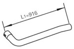 Rura wydechowa DINEX 21219