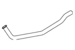 Rura wydechowa DINEX 21231 (Z przodu)