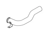 Rura wydechowa DINEX 21286 (W środku)