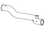 Rura wydechowa DINEX 21511 (W środku)