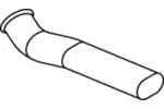 Rura wydechowa DINEX 21716 (W środku)