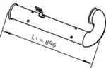 Obejma układu wydechowego DINEX 99067