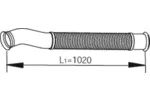 Rura wydechowa DINEX 22188 (Z przodu)