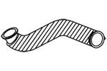 Rura wydechowa DINEX 22199 (Z przodu)