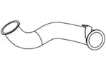 Rura wydechowa DINEX 22290 (Z przodu)