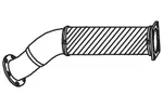 Rura wydechowa DINEX 28080 (Z przodu)