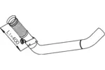 Rura wydechowa DINEX 28136 (Z przodu)