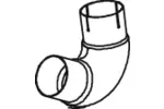 Rura wydechowa DINEX 28168 (W środku)