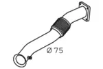 Rura wydechowa DINEX 29275 (Z przodu)