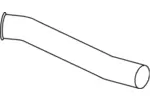 Rura wydechowa DINEX 28516 (W środku)