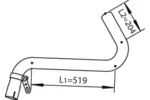 Rura wydechowa DINEX 28642