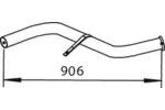 Rura wydechowa DINEX 28653