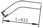 Rura wydechowa DINEX 28674