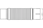 Rura wydechowa DINEX 29134 (W środku)