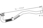 Rura wydechowa DINEX 29174 (Z przodu)