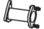 Rura wydechowa DINEX 38105 (Z przodu)