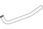 Rura wydechowa DINEX 44208 (W środku)