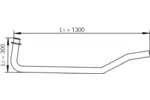 Rura wydechowa DINEX 47102 (Z przodu)